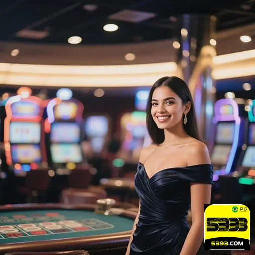 Imagem relacionada a jogos de cassino para o site 5393, exibindo mesas e fichas de poker